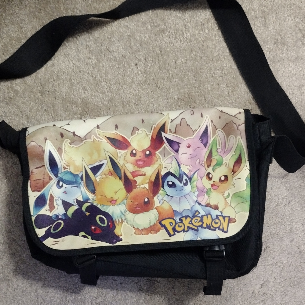 Pokemon Eeveelutions Messenger Backpack